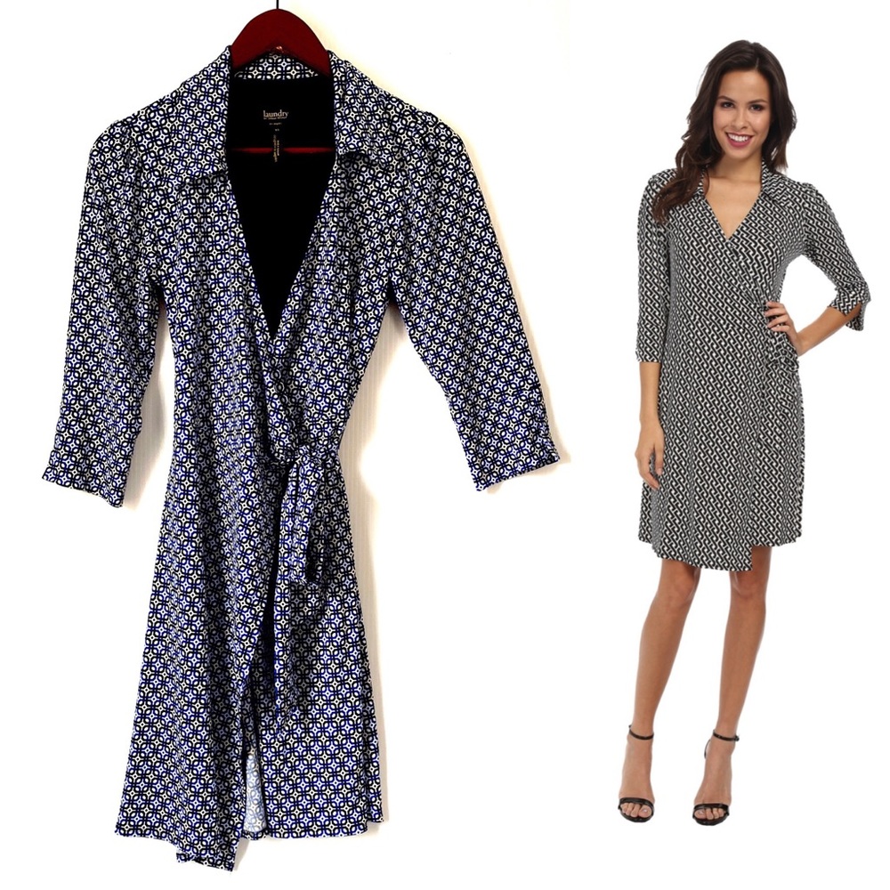 •Laundry• by Shelli Segal Wrap Dress size XS